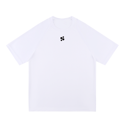 Padel,Adult,Unisex,Polyester,Performance,T-Shirt,White