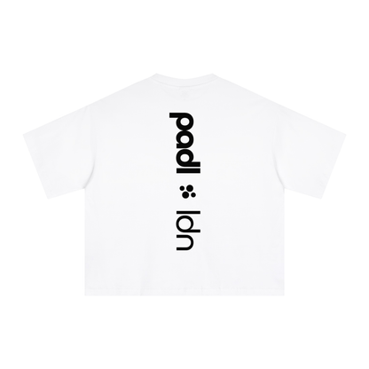 Adult,White,Padel,T-Shirt,Box Fit,Unisex
